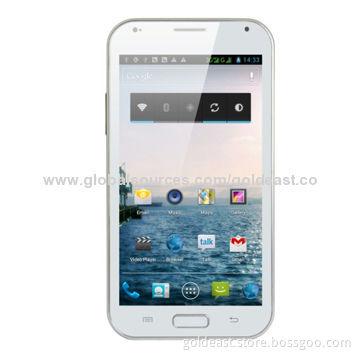 5.3-inch Mobile Phone with 4GB NAND Memory, Android 4.2 OS